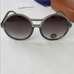 KOMONO Sunglasses ? NEW round gray black Madison Iron – KOMONO main image 2